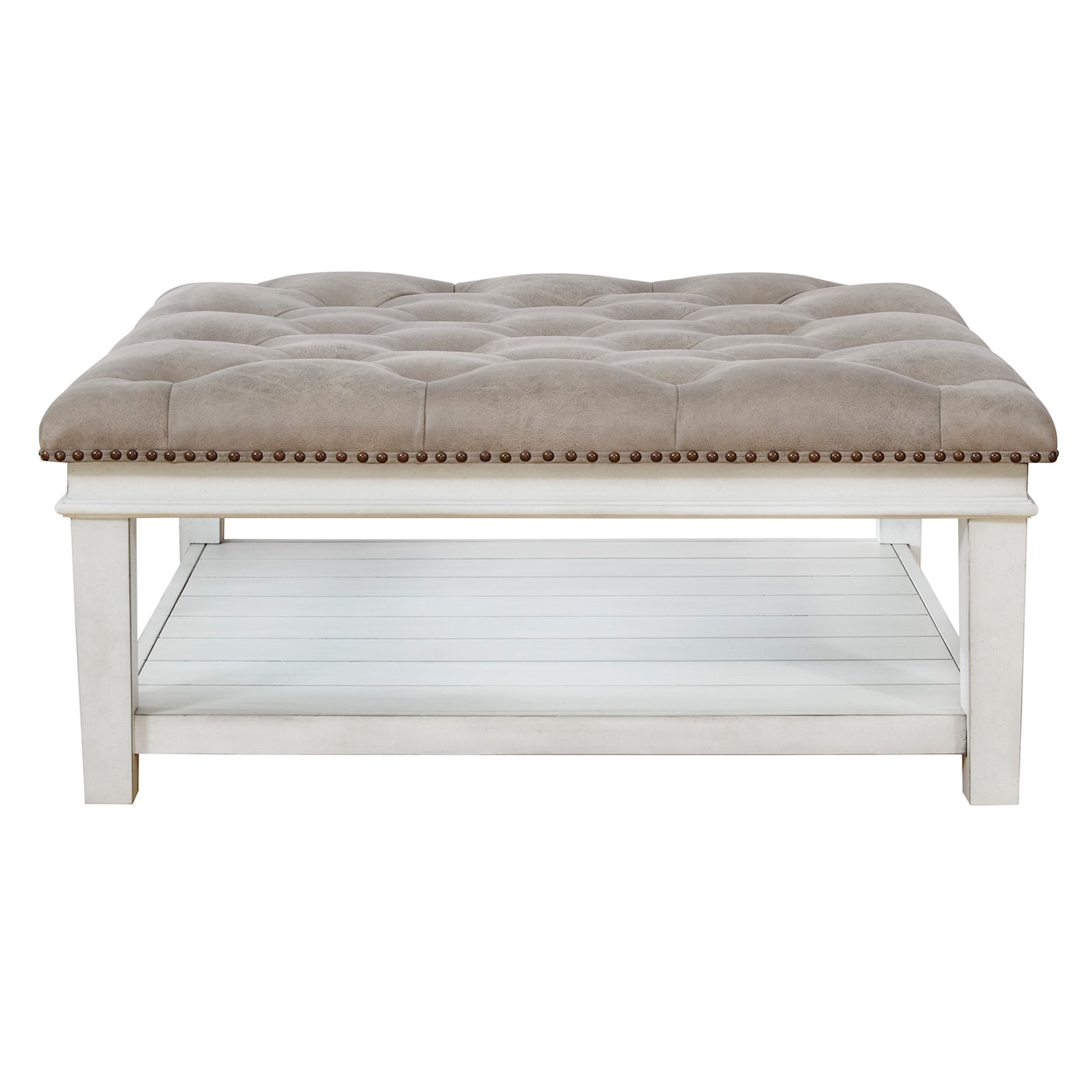 Signature Design Kanwyn Upholstered Ottoman Coffee Table