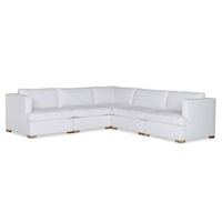 Casual Landon 5-Piece Outdoor Sectional Sofa