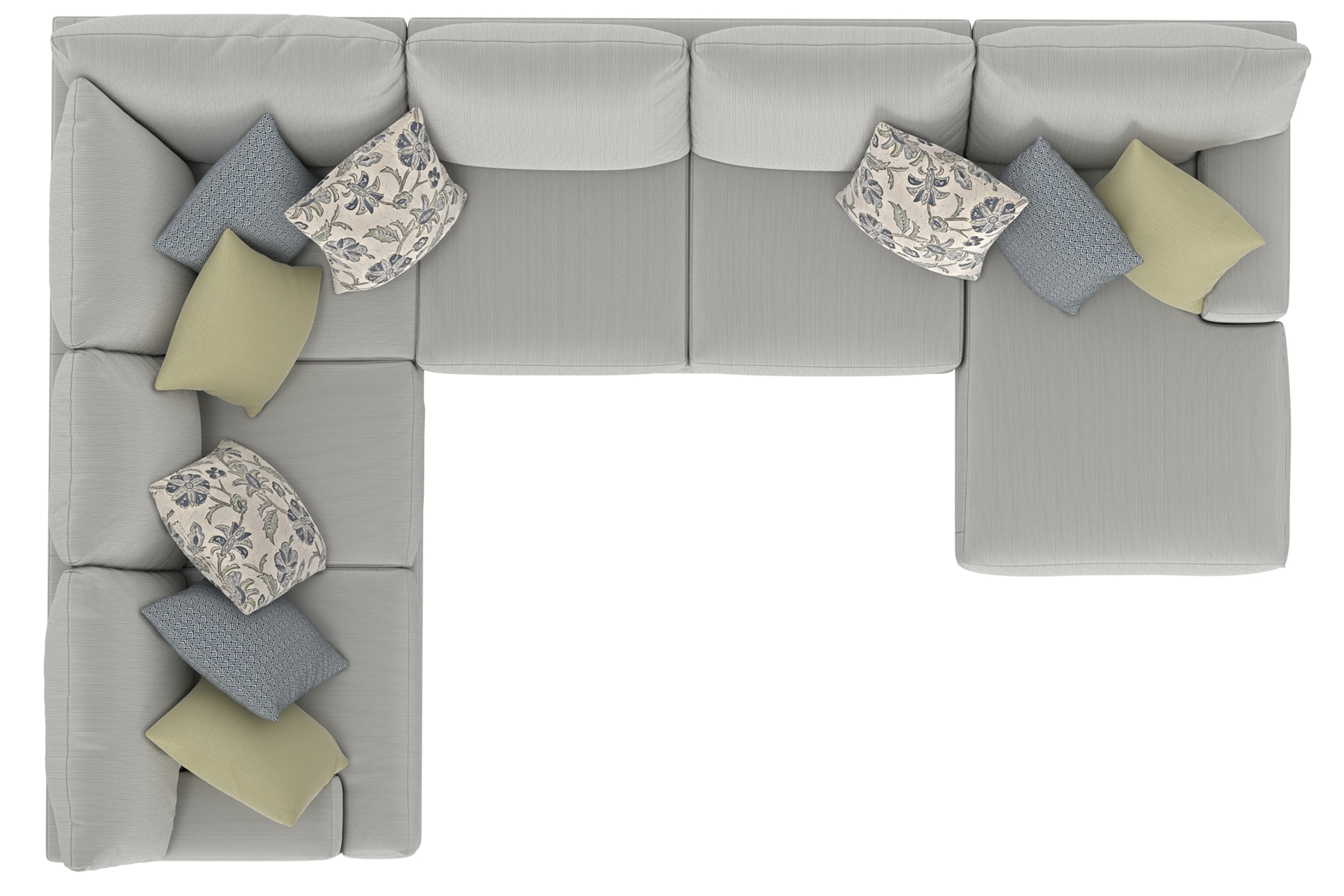 Jackson Furniture Stockbridge 3-Piece Sectional Sofa with Chaise