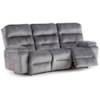 Best Home Furnishings Ryson Conversation Space Saver Reclining Sofa