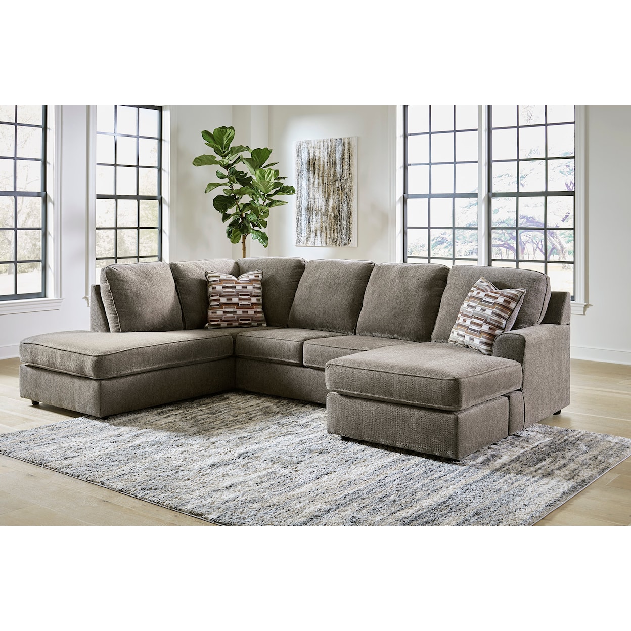 Signature Design by Ashley O'Phannon 2-Piece Sectional with Chaise