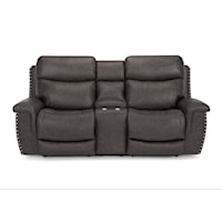 Causal Power Loveseat with Storage Console