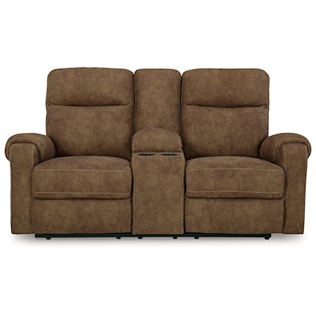 Reclining Loveseat With Console