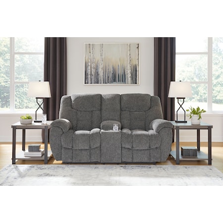 Reclining Loveseat With Console