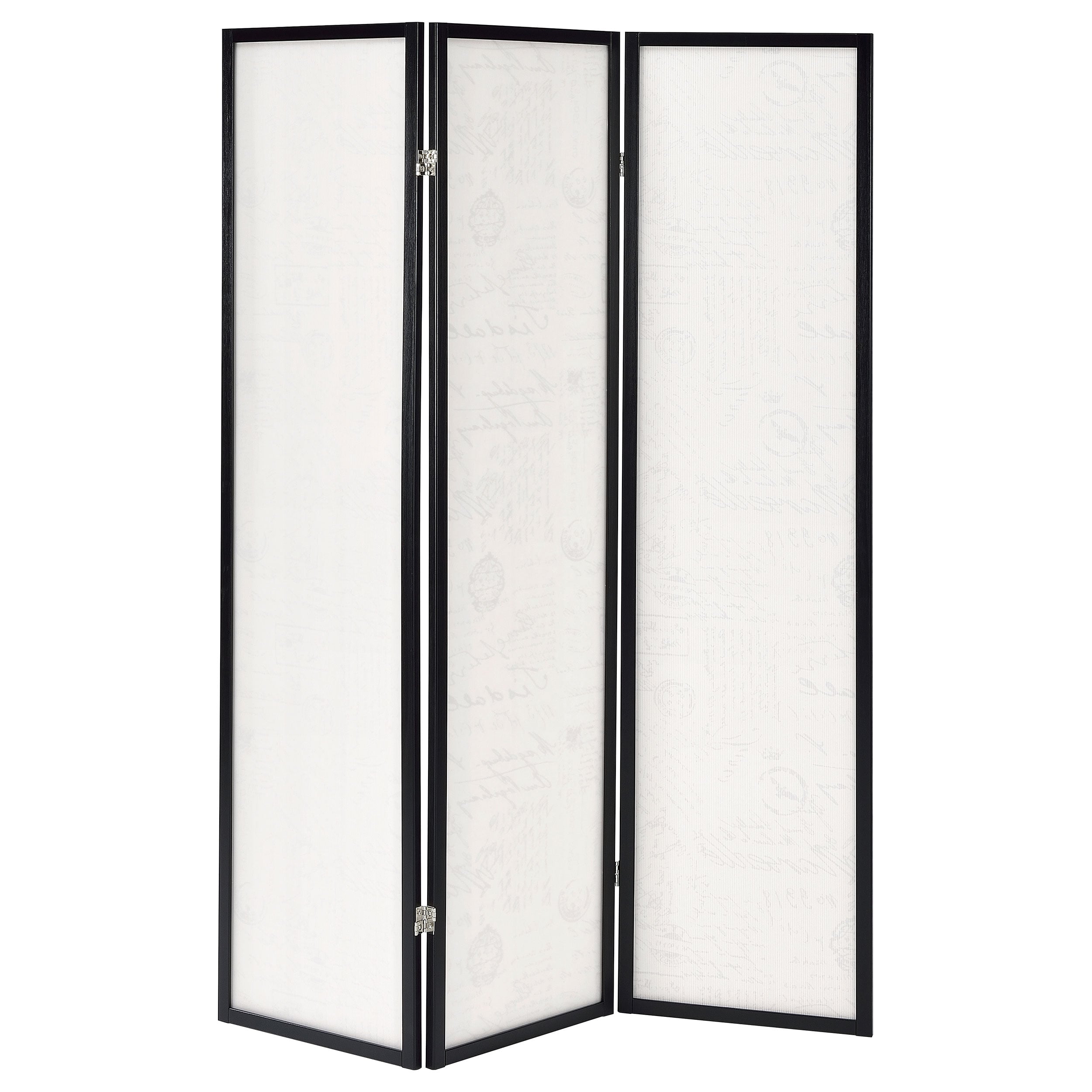 Coaster Felice 3-Panel Room Divider Folding Screen