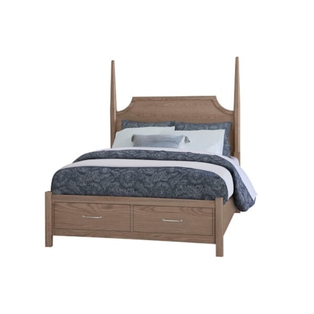 Queen Pencil Poster Bed