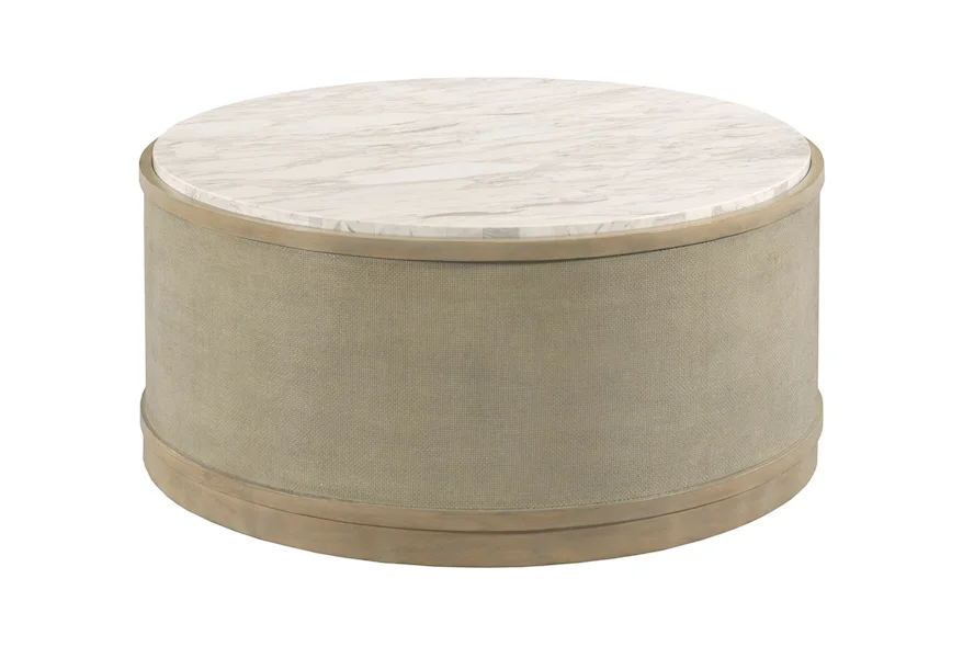 Hidden Treasures Round Coffee Table by Hammary at Stoney Creek Furniture 