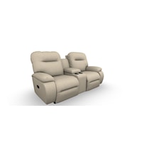 Casual Rocker Console Loveseat Chaise