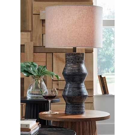 Terracotta Table Lamp