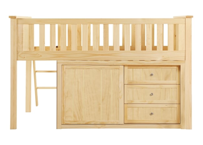 Homelegance Bartly Twin Low Loft Bunk