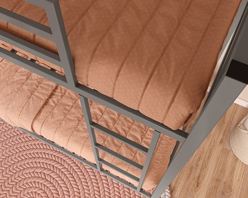 Sauder Boulevard Cafe Metal Bunk Bed