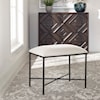 Uttermost Avenham Avenham Small Black Framed Bench