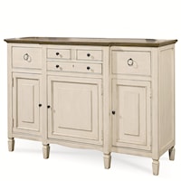 Farmhouse Buffet Server with Variable Storage