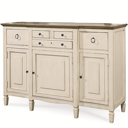 Farmhouse Buffet Server with Variable Storage