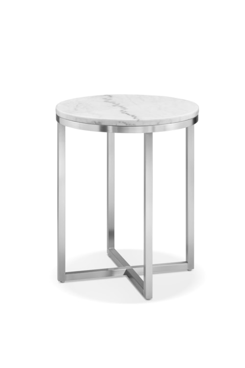 Contemporary Round Accent End Table