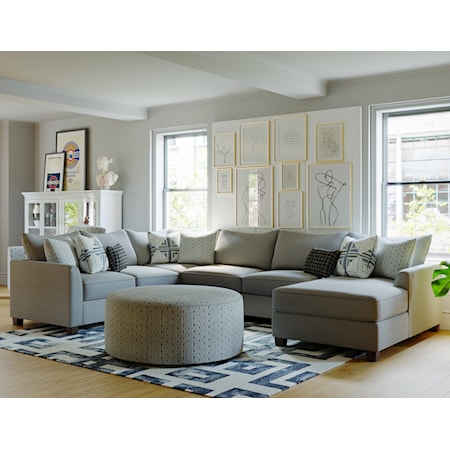 3-Piece Sectional with Right Chaise