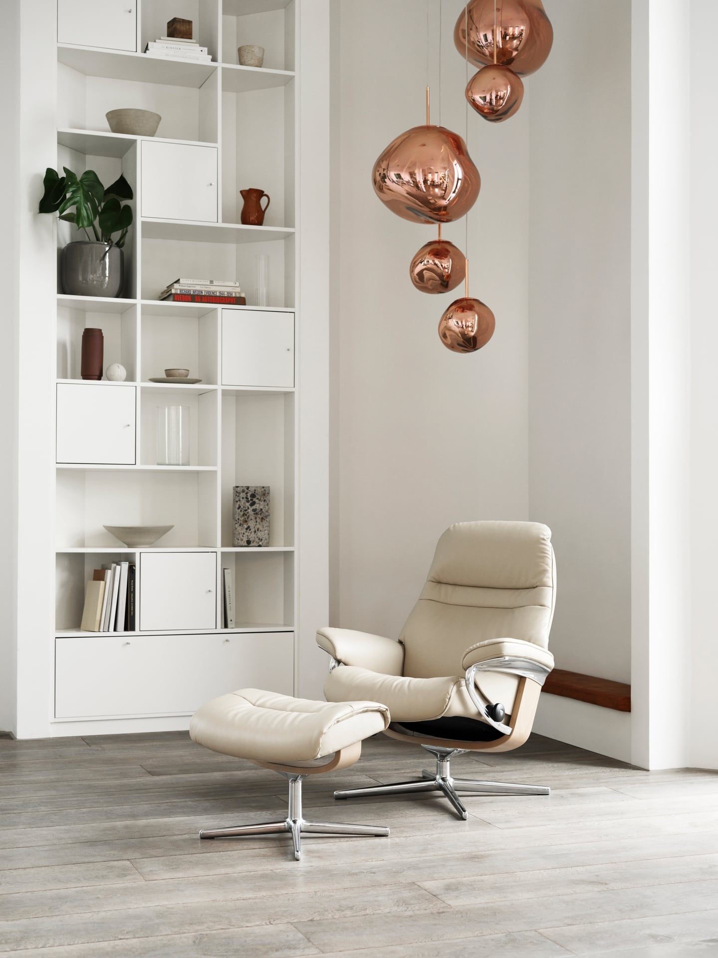 Sunrise Medium Recliner and Ottoman