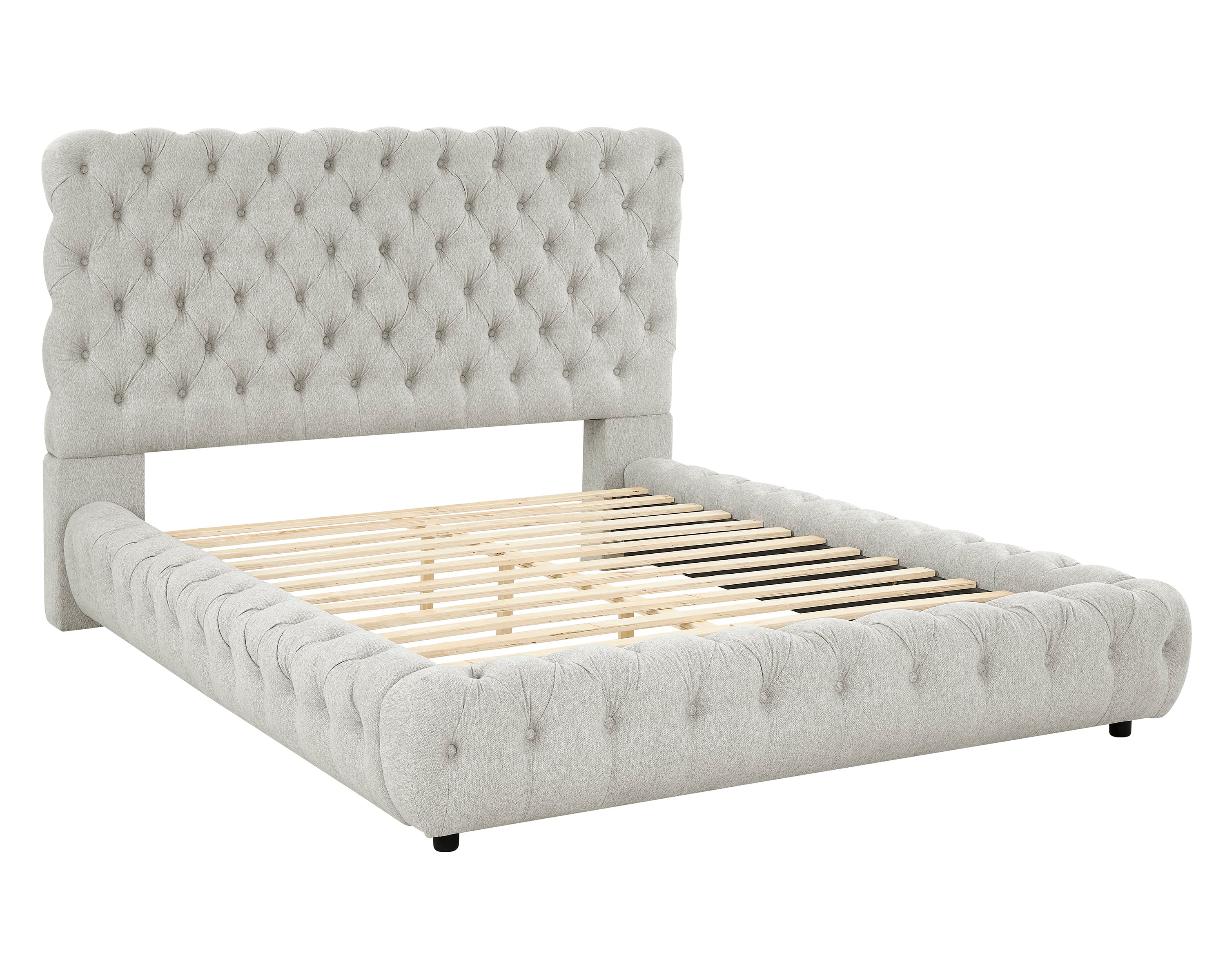 Crown Mark Flory Upholstered Bed - Queen