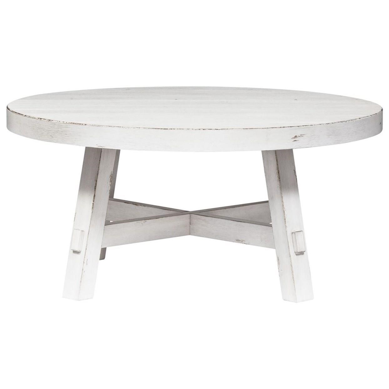 Splay Leg Round Cocktail Table