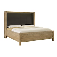 Fontana King Upholstered Bed with Low Footboard