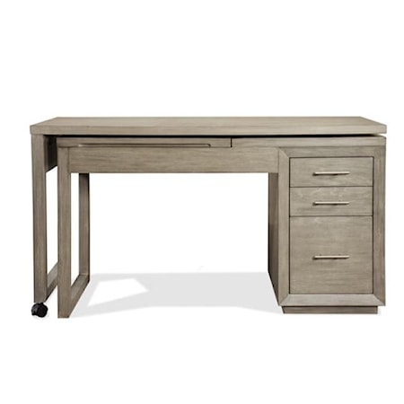 Swivel Lift-top L-desk