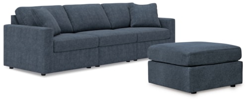 3-Piece Sectional And Ottoman