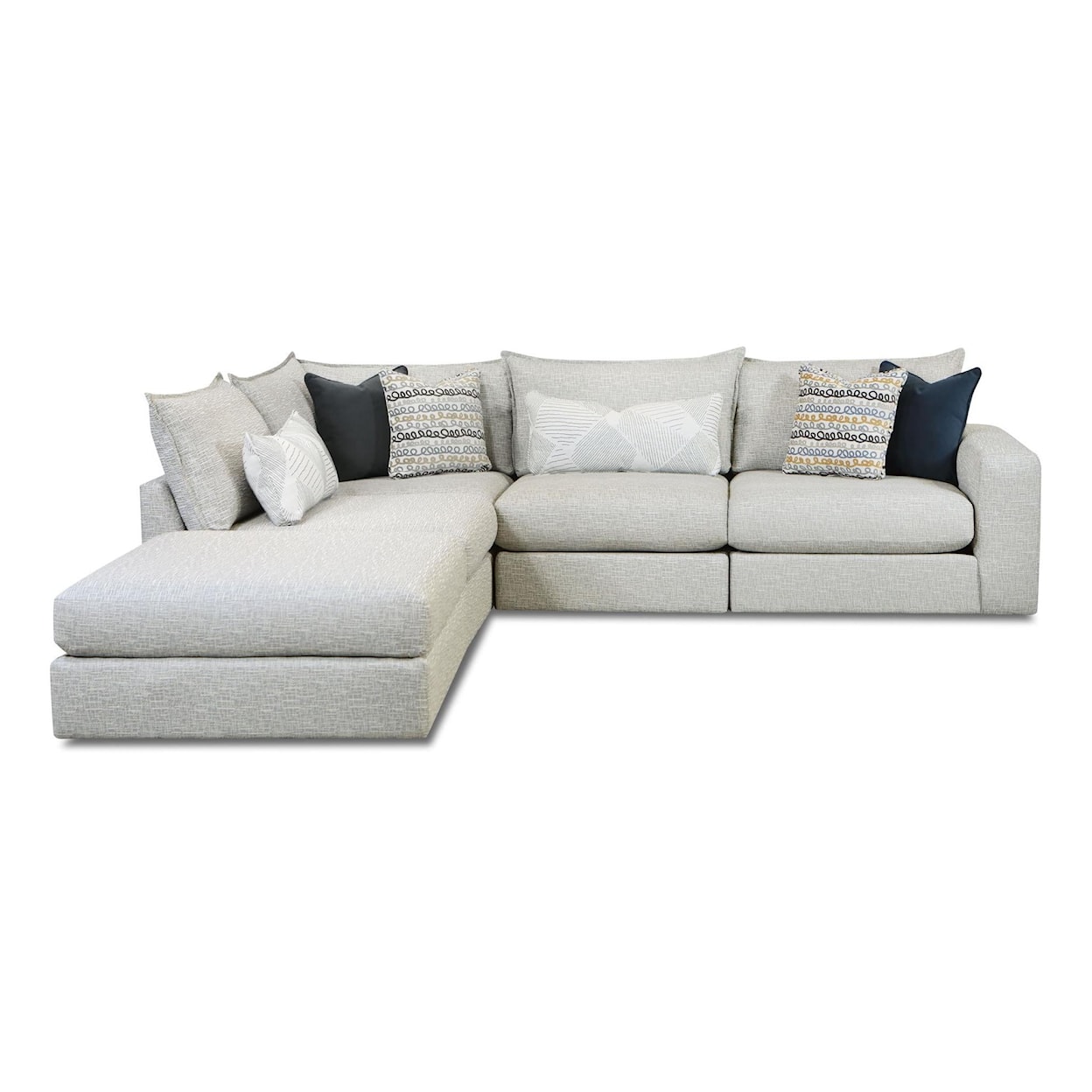 Fusion Furniture 7000 HARMER PLATINUM Sectional