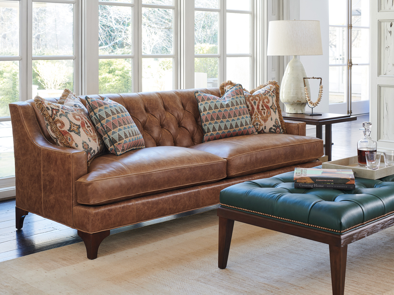 Sonoma Leather Sofa
