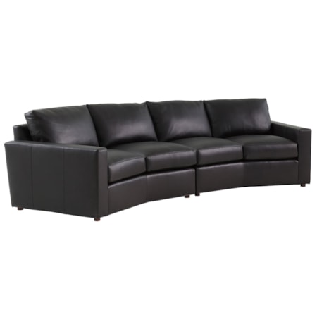 Ashbury 2-Piece Leather Sectional