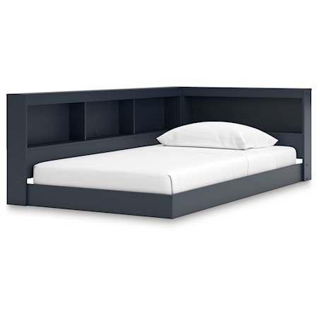 Twin Bookcase Storage Bed