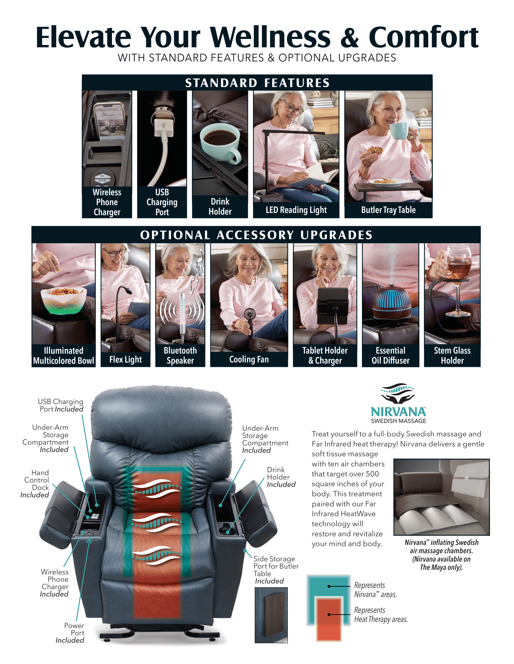 UltraComfort Alora Medium Lift Recliner