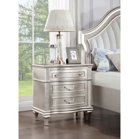 3-drawer Nightstand