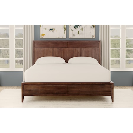 King Panel Storage Bed