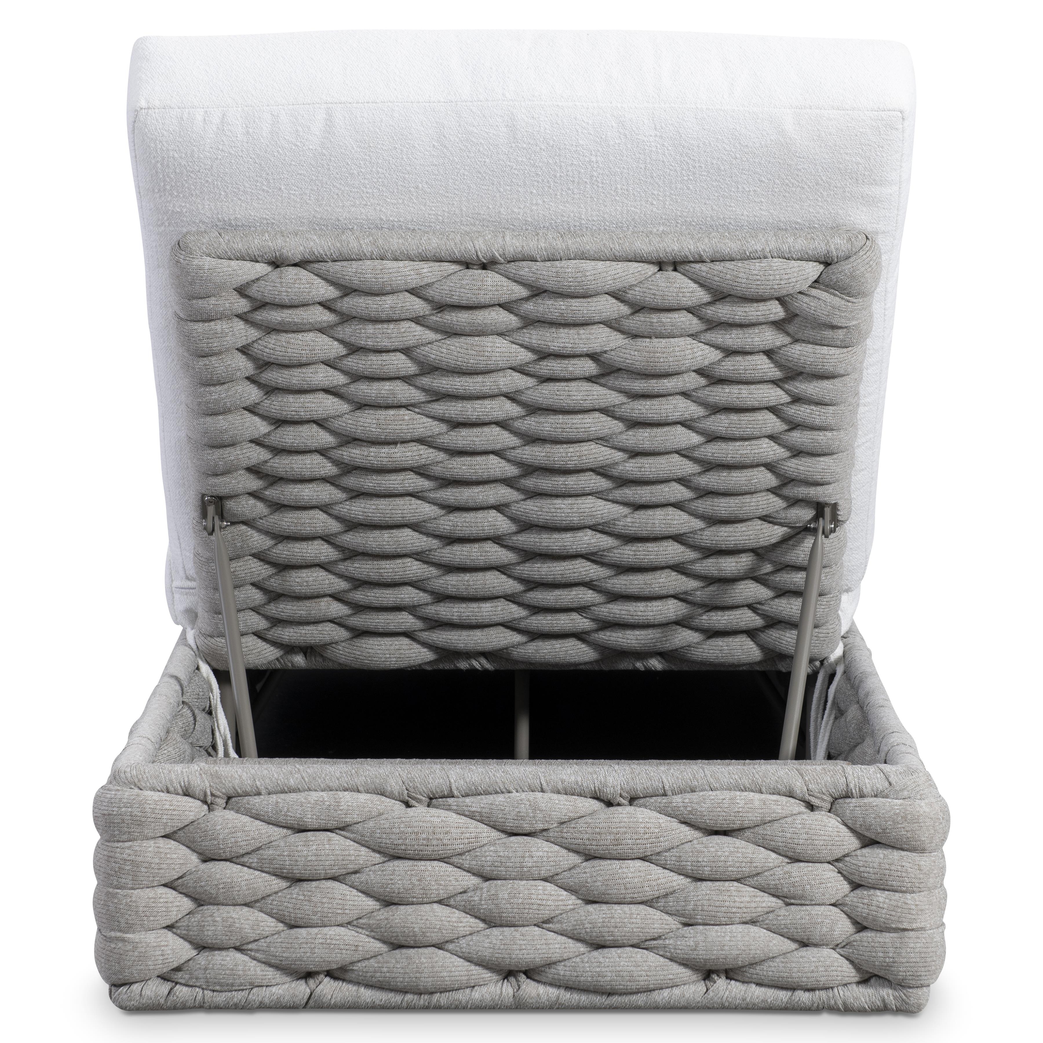 Bernhardt Bernhardt Exteriors Adjustable Woven Outdoor Chaise