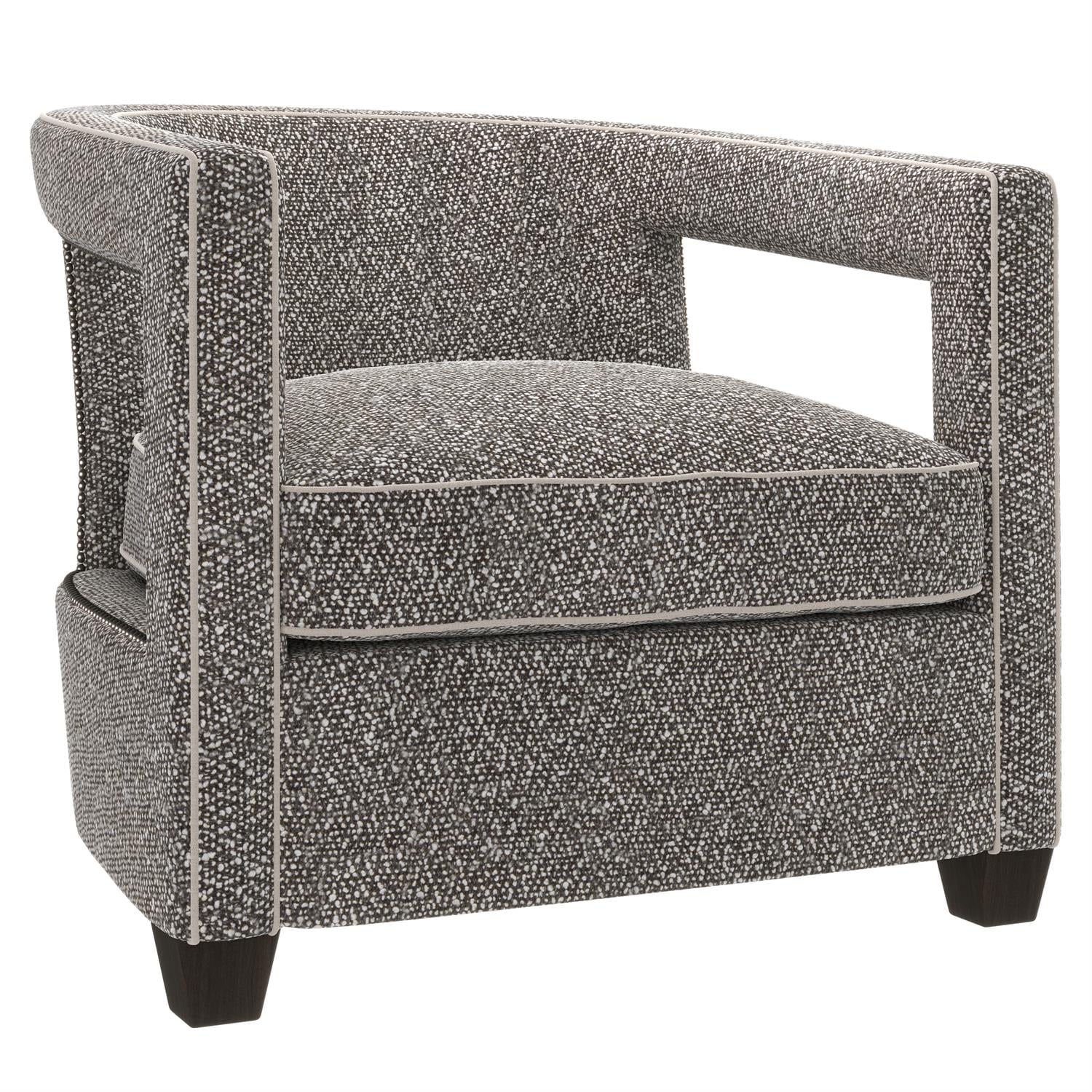 Contemporary Chair with Nailheads