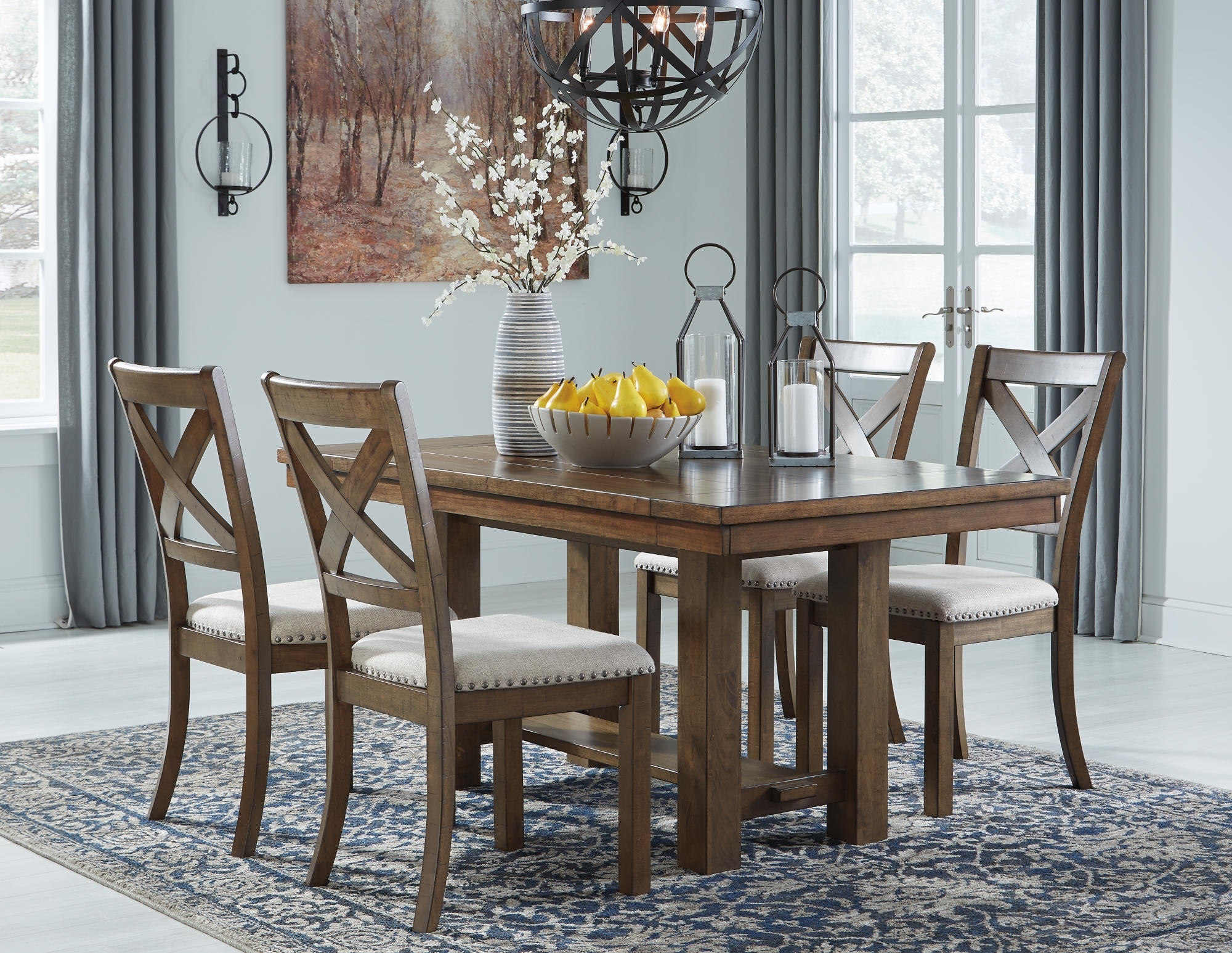 Signature Design by Ashley Moriville Rect Dining Room Ext Table