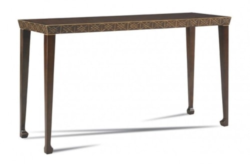 Console Table 34"H With Beveled Top Chow Leg