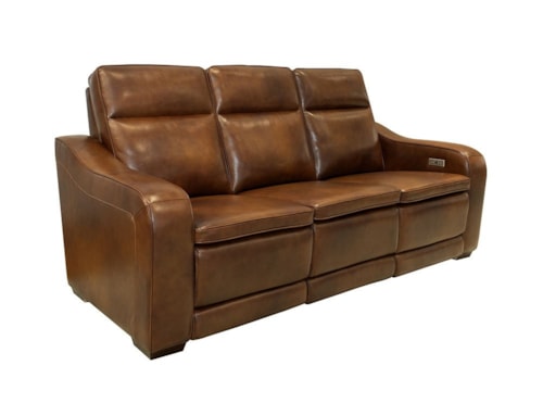 Casual Power Reclining Sofa with Power Headrest