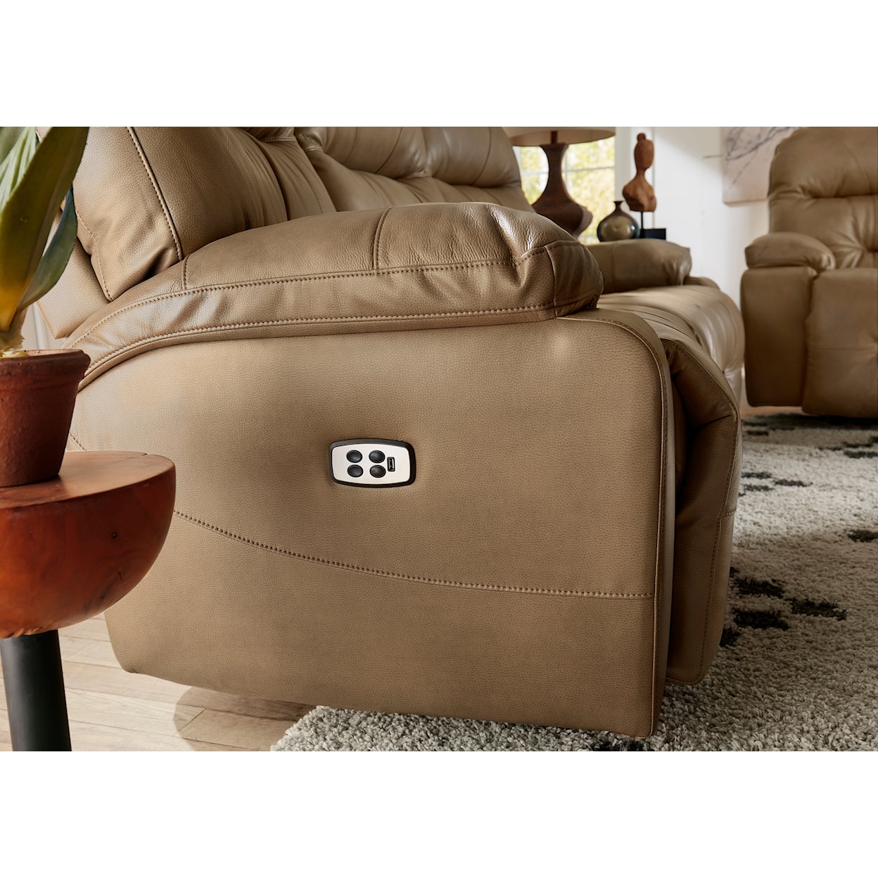 Bravo Furniture Ryson Power Space Saver Console Recliner