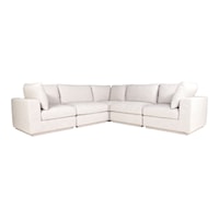 Justin Classic L Modular Sectional Taupe