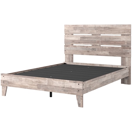 Queen Platform Bed with Headboard