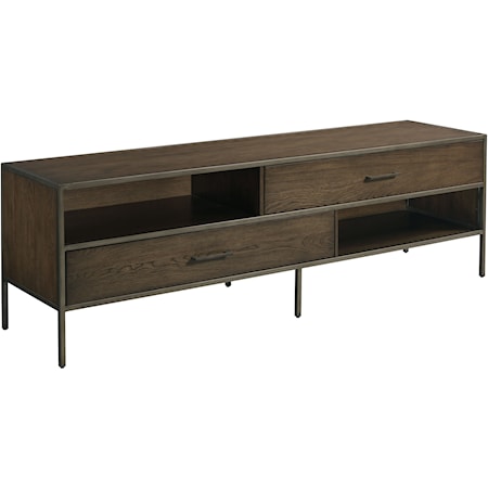 Contemporary Wood Entertainment Console