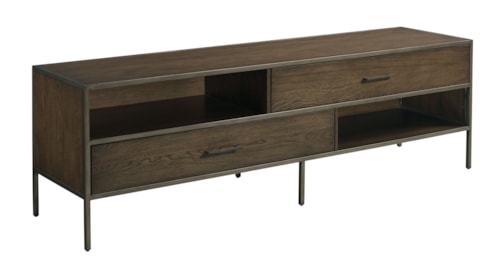 Contemporary Wood Entertainment Console