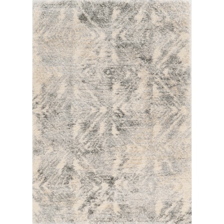 7'10" x 9'10" Ivory/Grey Vintage Rug