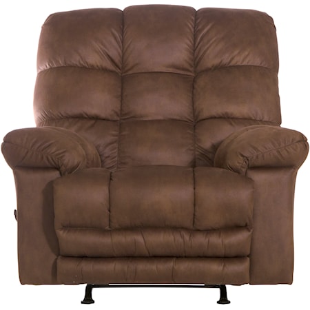 Chaise Rocker Recliner w/ Oversized Footrest