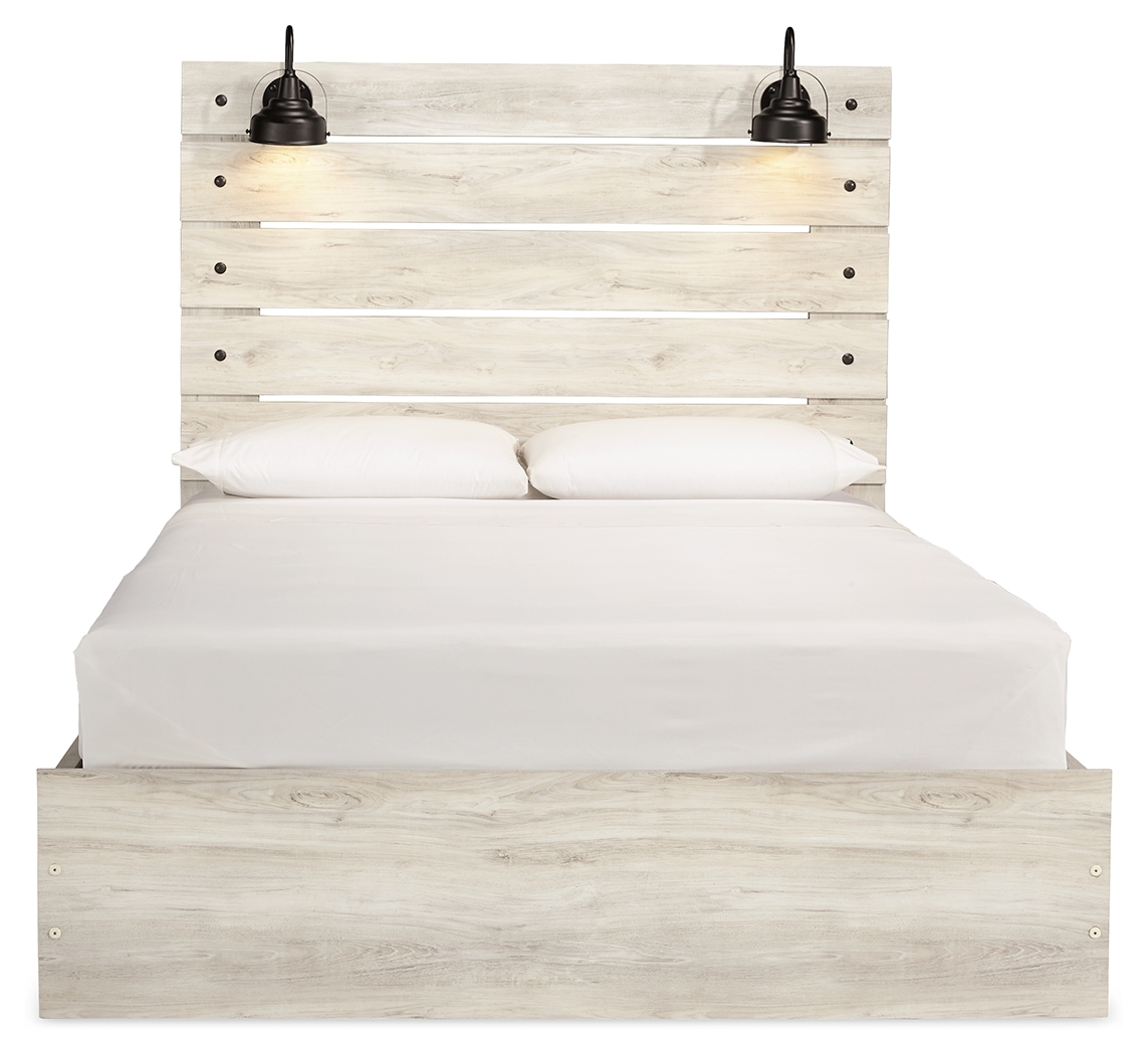 Queen Panel Bed With 4 Storage Drawers