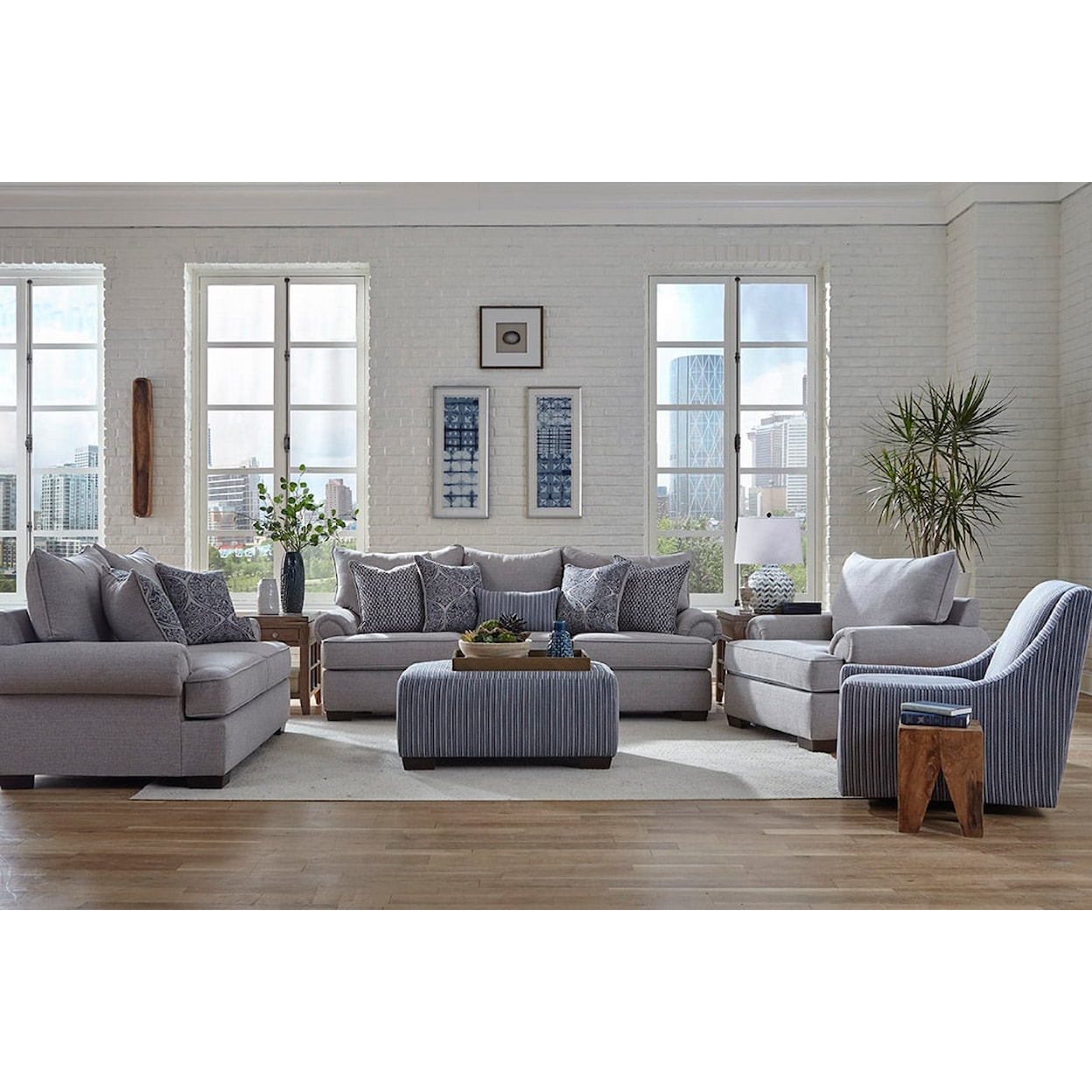 Behold Home BH1082 Azure Sofa