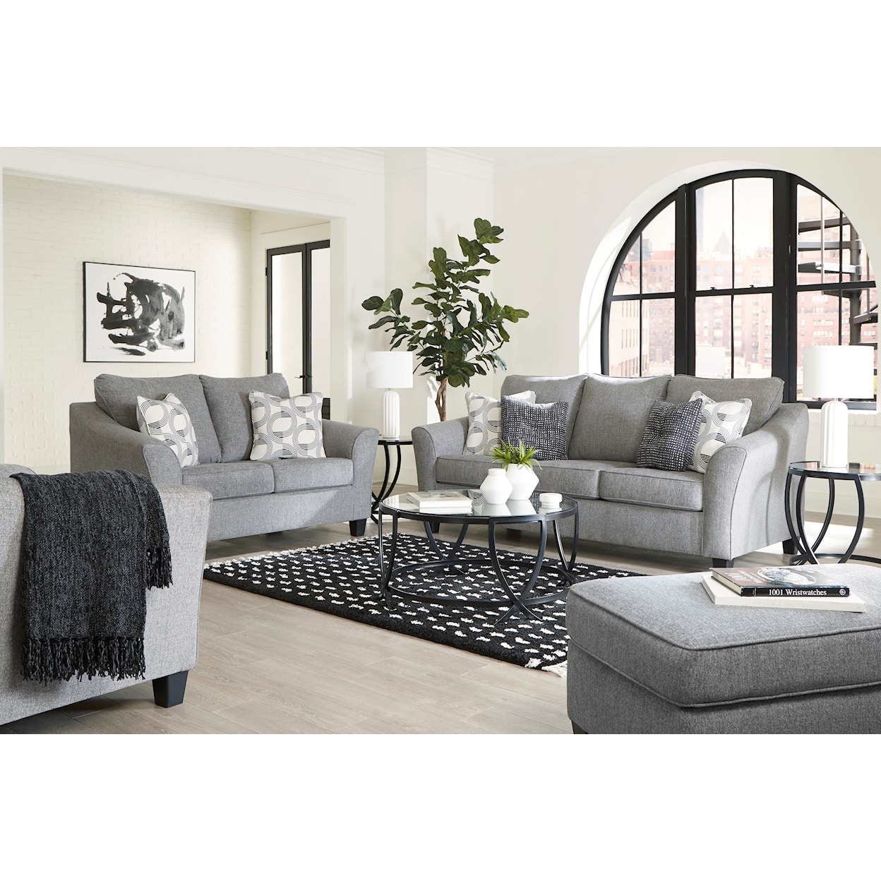 Ashley Furniture Benchcraft Mathonia Living Room Set