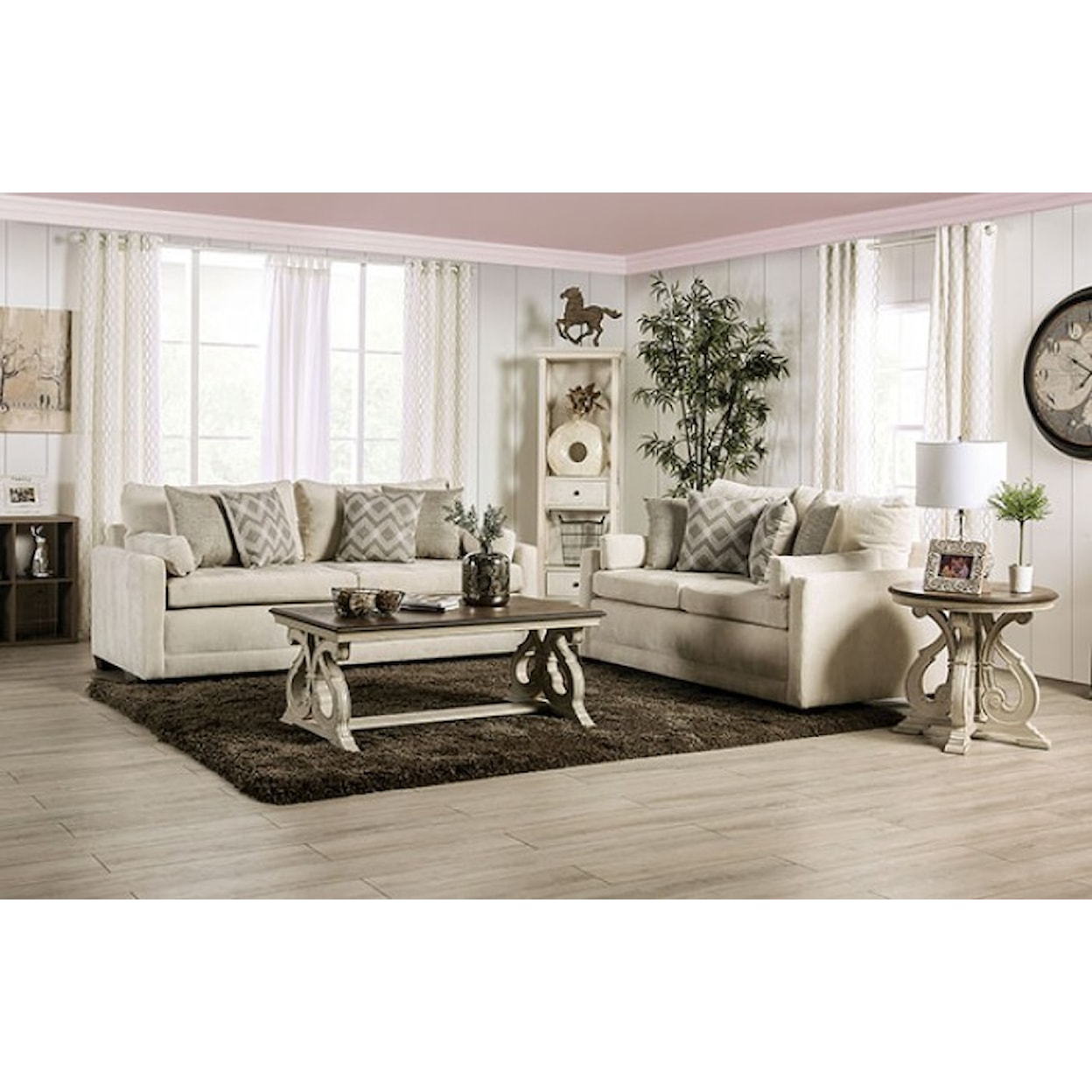 Furniture of America Burgess Sofa