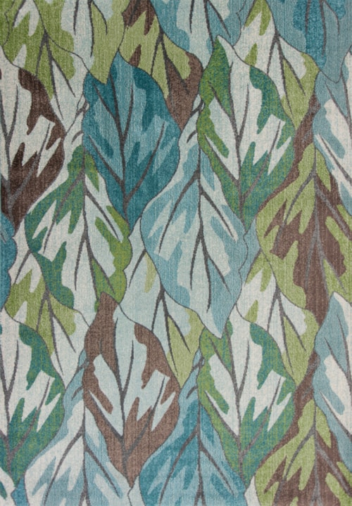 7'7" X 5'3" Blue Visions Area Rug